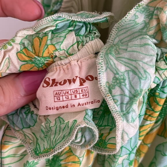 Showpo Green Floral Maxi Dress - Picture 11 of 12